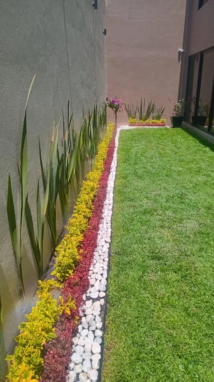 Riego en area residencial