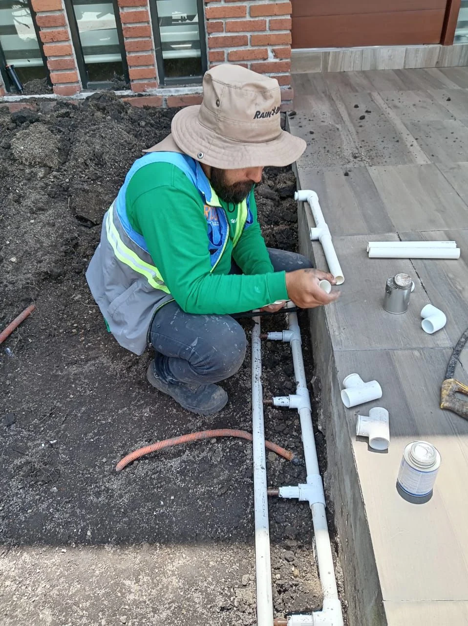 Instalación profesional de riego